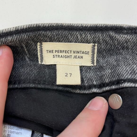 NWT Madewell Perfect Vintage Straight Jean Meaford Wash Seamed Edition - Size 27 - Picture 10 of 13